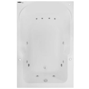 Imagem de Banheira Hidromassagem Astra Double Capri Luxo 170cmx110cmx43cm - 04 Jatos Acrílico P1 Sem Aquecedor 220V