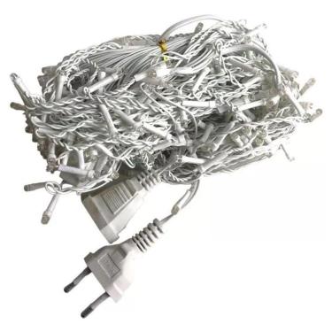 Imagem de Luz Natal Cascata 200 Lâmpadas LED Branco 4m  REF 11807 