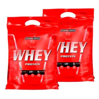 Imagem de COMBO 2x Nutri Whey 907g Refil - Integralmédica (Morango)