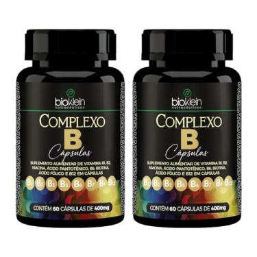 Imagem de Kit 2 Complexo B - Suplemento Alimentar Premium 60 Cápsula Bioklein