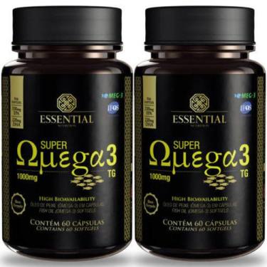 Imagem de Kit 2X Super Ômega 3 Tg 60 Cápsulas Essential Nutrition (Vencimento 02