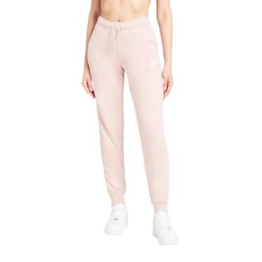 Imagem de Nike Sportswear Club Calça de moletom feminina de cintura média, Oxford rosa, GG
