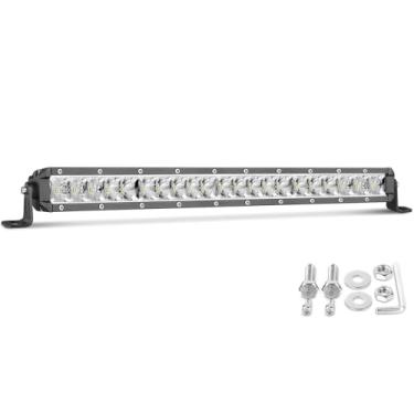 Imagem de Niking Auto Barra de luz LED de 50,8 cm, conjunto de inundação de ponto único, luzes de condução de LED finas off-road, luz de trabalho ultrafina, para-choque, luz de neblina para caminhões, Wrangler