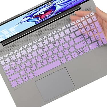 Imagem de Capa de teclado para Lenovo Ideapad Flex 5 5i 39.6 cm 40.6 cm, IdeaPad Slim 5 5i 38.1 cm 40.6 cm, Lenovo Yoga 7 7i 15.6 16, Yoga Slim 7/IdeaPad Slim 7 15.6, Ideapad 3/Ideapad 5 15.6 17.3, IdeaPad aPad
