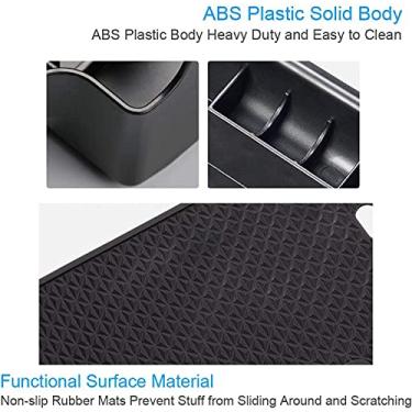 Imagem de GZBFTDH Suporte organizador de caixa de armazenamento de apoio de braço para console central, compatível com Kia NIRO 2017-2019 acessórios interiores automotivos