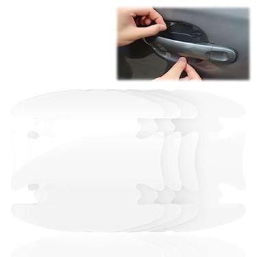 Imagem de EZAUTOWRAP 4 peças 3M Scotchguard Clear Door Cup Handle Paint Scratch Protection filme Sutiã Vinil Estilo 1
