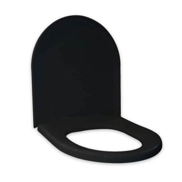 Imagem de Assento Sanitário em Resina Termofixa para as Louças Riviera Smart Soft Close Tupan Preto
