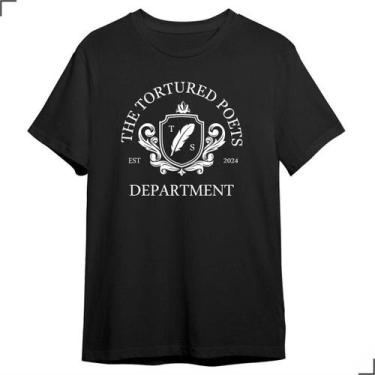 Imagem de Camiseta The Tortured Poets Department Álbum Taylor Swift Fã - Asulb