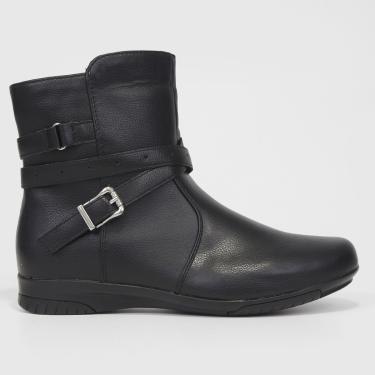 Imagem de Bota Mooncity Fivela Cano Baixo Feminina-Feminino
