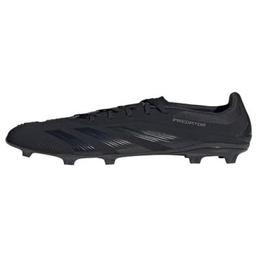 Imagem de adidas Chuteiras de futebol Predator 24 Elite Firm Ground, Preto/Carbono/Preto, 18