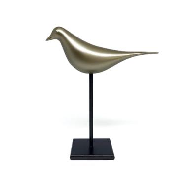 Imagem de Enfeite Pássaro Lóris Dourado (15,5x14)