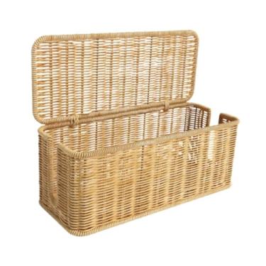 Imagem de Bothyi Caixa de gerenciamento de cabos de mesa Caixa de armazenamento Organizador de cabos à prova de poeira Caixa organizadora de cabos para filtro de linha