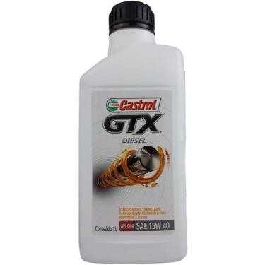 Imagem de Óleo Lubrificante do Motor Castrol Gtx Diesel Top Turbo 15W40 CI-4 - 1