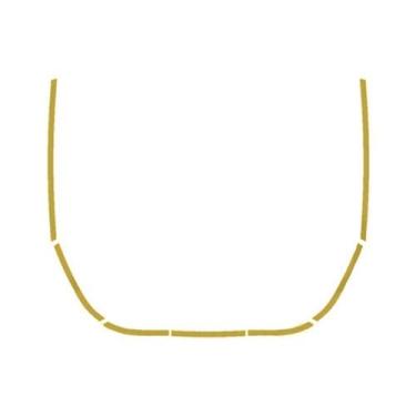 Imagem de Conjunto Aplique Contorno Grade Para Daf XF Dourado - Venka