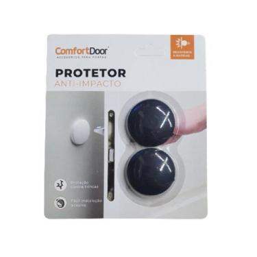 Imagem de Protetores Auto Adesivo Porta Maçaneta Parede Anti-impacto - Comfortdo
