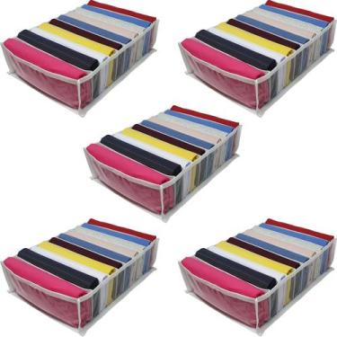 Imagem de Organizador De Camisetas E Sutiã - 5 Unidades - Amilplast