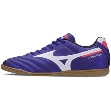Imagem de Chuteira Futsal Masculina Mizuno Morelia Club IN, Azul, 42