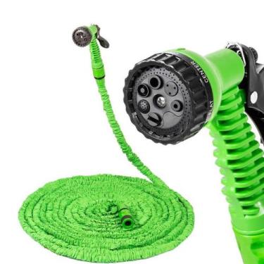 Imagem de Mangueira Mágica Flexível 30mt Jardim Reforçada Retrátil Não Amassa 7 