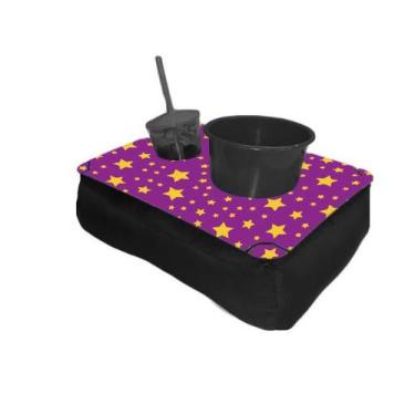 Imagem de Almofada Bandeja Pipoca c/ Balde e 1 Copo Estampas Criativas Personali