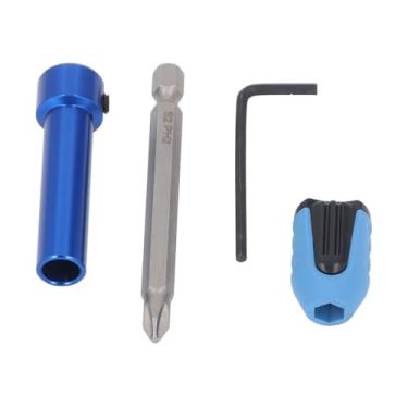 Imagem de Anéis Magnéticos de Suporte de Parafuso, Conjunto de Ferramentas de Parafusamento de Segurança, Eixo Concêntrico de Alta Precisão, Expansor de Bits 3 Em 1 Com Rolha para Operação