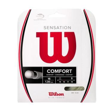 Imagem de Corda para Raquetes Sensation Comfort 16l 1.30mm WRZ941000 Wilson, 40f