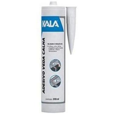 Imagem de Cola adesivo veda calha cinza 280g 310ml extra forte kala