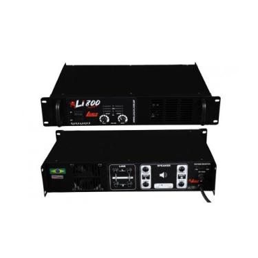 Imagem de Potência Leacs LI800 200w rms, Preto