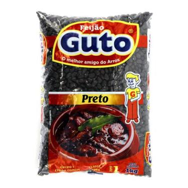 Imagem de Feijão Preto Guto 1KG