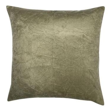 Imagem de Capa de Almofada Decorativa Suede Liso Veludo Amassado 1 Unidade - MUM