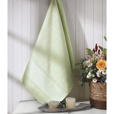 Imagem de Toalha de Lavabo Dohler Velour Para Pintura Artesanalle 30x45cm, Verde