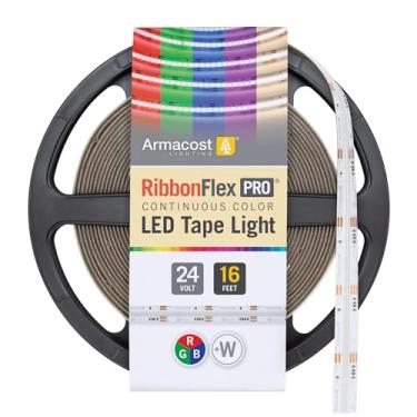 Imagem de Armacost Lighting Fita de luz LED RibbonFlex Pro 24V COB RGB + W, 300 Lumens/Ft, 5M 177720