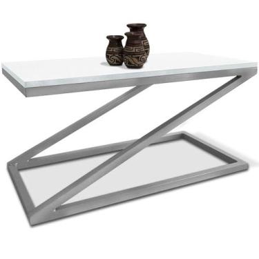 Imagem de Mesa De Centro Astana Retangular Para Sala Decor Madeira MDF Compacta 