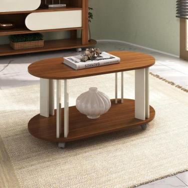 Imagem de Mesa de Centro Mundi Artely, Cedro/Off White