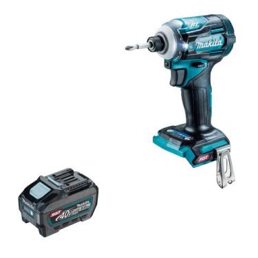 Imagem de Parafusadeira De Impacto 40V XGT TD001 Bateria 5.0ah Makita