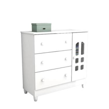 Imagem de Cômoda Fraldário Eloa Carolina Baby, Branco