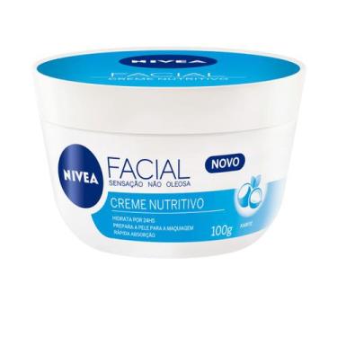 Imagem de Creme hidratante  facial nivea 100g (a escolher), Sem fragrância, 100g