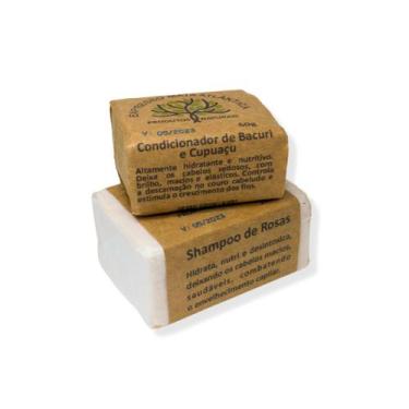 Imagem de Condicionador barra de Bacurí e Shampoo barra Rosas da Expresso Mata A