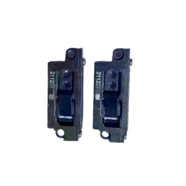 Imagem de Capa de substituição para laptop dobradiça pivô esquerda + suporte direito apto para Microsoft Surface Go 2/3 1901 1926 1927 211221DM 2112241DH (preto)