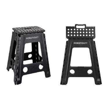 Imagem de Banqueta Banco Dobrável De Plástico Com Antiderrapante