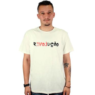 Imagem de Camiseta Reserva Masculina Regular Revolução Off-White-Masculino