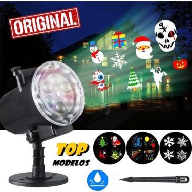 Imagem de Projetor Holográfico Laser Natal Luz Jardim Papai Noel Rena Festa Dese