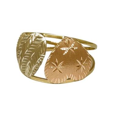 Imagem de Anel Em Ouro 18k 750 2 Corações, 16
