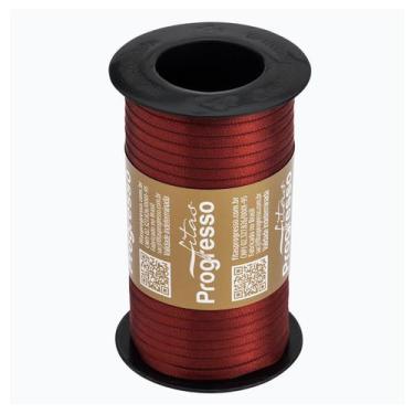 Imagem de Fita de Cetim Carretel T900/000 4mm - 100m Cor 1383 - Terra  - 1 unida