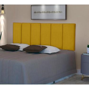 Imagem de Cabeceira 195 cm Casal King Queen Estofada Decorativa Dubai - Magazine