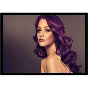 Imagem de Quadro Decorativo Estética Feminina Moda Salões De Beleza Maquiagem Ca