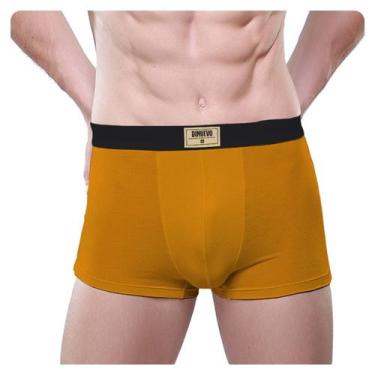 Imagem de Cueca Boxer Di Nuevo 100% Algodão Premium, Amarelo, G