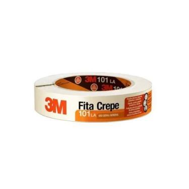 Imagem de Fita Crepe 3M 18mmx50m Branca para Pintura Residencial - 3M do Brasil