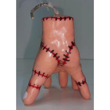 Imagem de Vela Aniversário Vandinha Mãozinha Família Addams