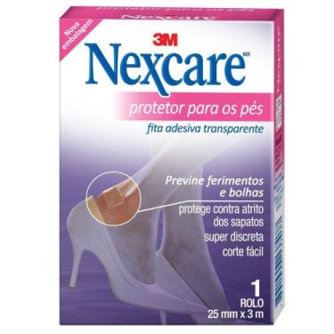 Imagem de Nexcare protetor p/ os pés transparente 25mmx3m