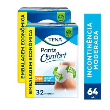 Imagem de Calcinha Descartável Fralda Adultos Geriatrica P/m G/gg 64un - Tena, P